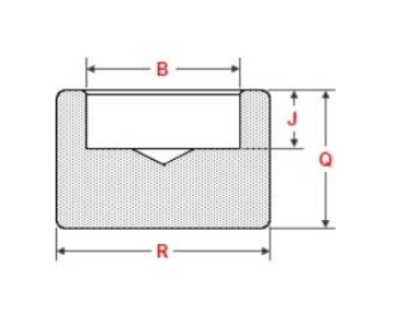 tapa de soldadura por encastre de estándar ANSI B16.11